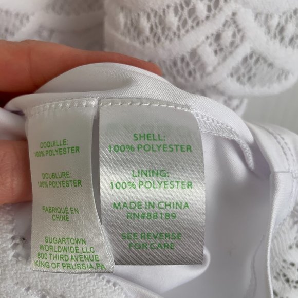 Lilly Pulitzer Stelle Resort White Paradise Island Lace Overlay Dress Size XS - Picture 11 of 16